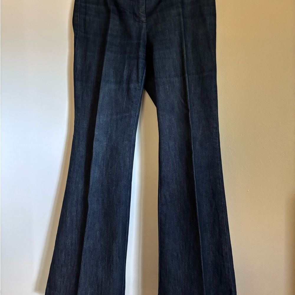 New York & Company Dark Blue Flare Jeans